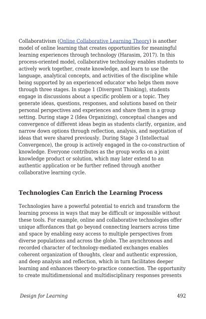 Design for Learning- Principles, Processes, and Praxis, 2021a