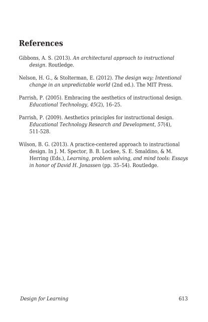 Design for Learning- Principles, Processes, and Praxis, 2021a