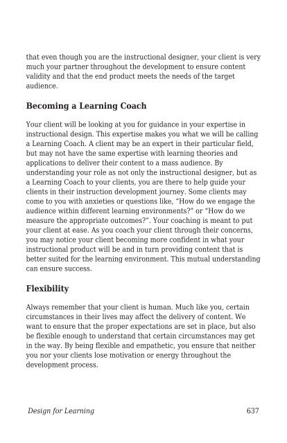 Design for Learning- Principles, Processes, and Praxis, 2021a