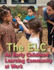 The ELC - An Early Childhood Learning Community at Work, 2020a