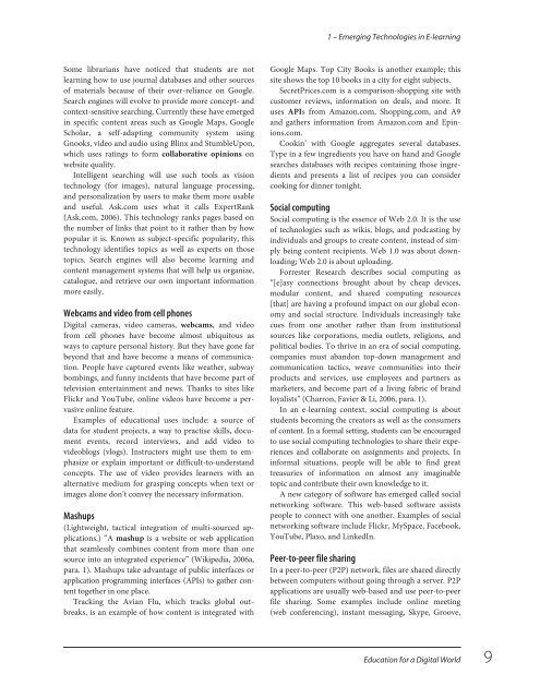 Education for a Digital World Advice, Guidelines and Effective Practice from Around Globe, 2008a