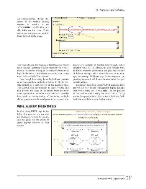 Education for a Digital World Advice, Guidelines and Effective Practice from Around Globe, 2008a