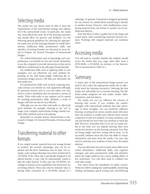 Education for a Digital World Advice, Guidelines and Effective Practice from Around Globe, 2008a