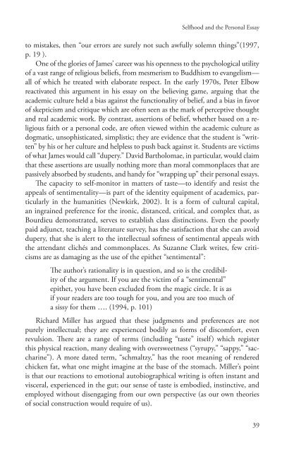 Critical Expressivism- Theory and Practice in the Composition Classroom, 2014a