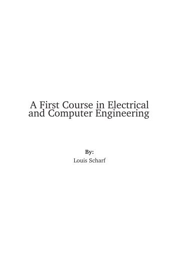 A First Course in Electrical and Computer Engineering, 2009a