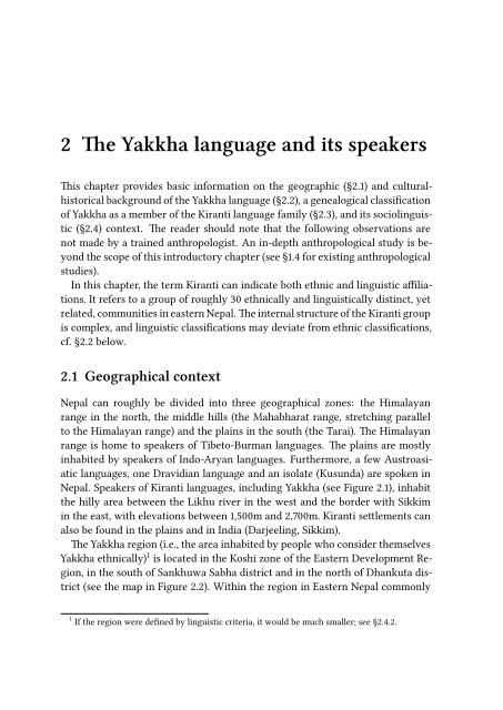 A grammar of Yakkha, 2015