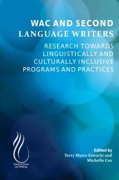WAC and Second-Language Writers- Research Towards Linguistically and Culturally Inclusive Programs and Practices, 2014a