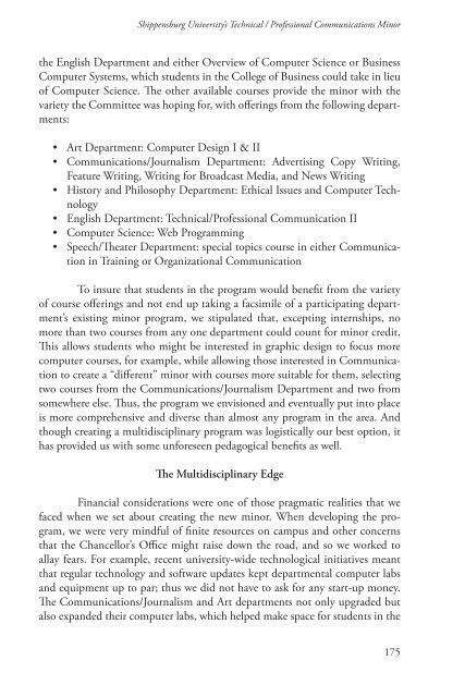 Design Discourse - Composing and Revising Programs in Professional and Technical Writing, 2010a