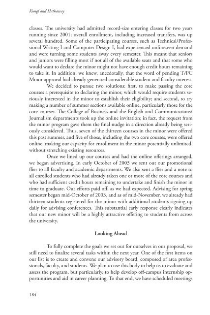 Design Discourse - Composing and Revising Programs in Professional and Technical Writing, 2010a