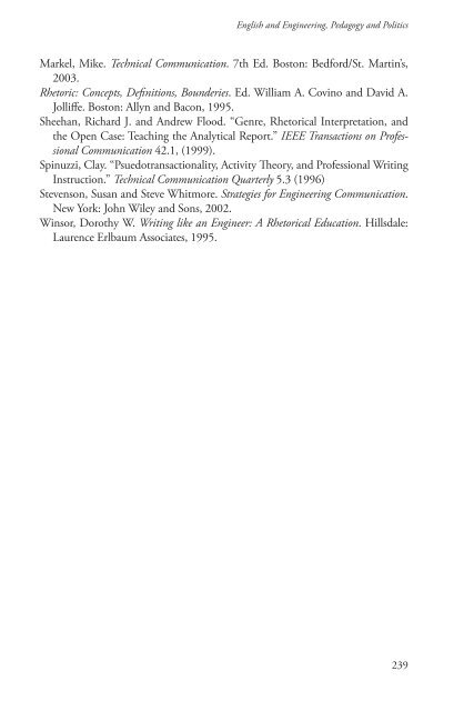 Design Discourse - Composing and Revising Programs in Professional and Technical Writing, 2010a