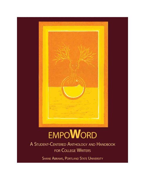 EmpoWord - A Student-Centered Anthology & Handbook for College Writers, 2018a