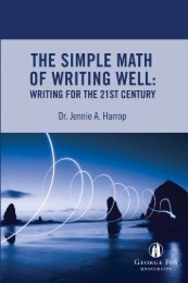 The Simple Math of Writing Well - Writing for the 21st Century, 2018a