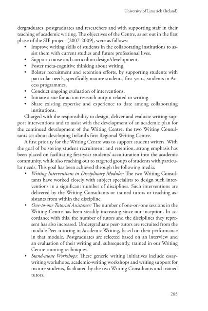 Writing Programs Worldwide - Profiles of Academic Writing in Many Places, 2012a