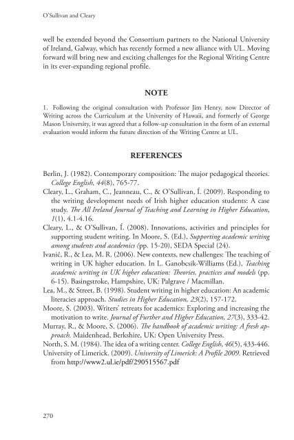 Writing Programs Worldwide - Profiles of Academic Writing in Many Places, 2012a