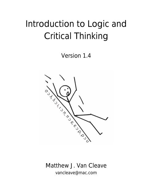 gst203 introduction to logic and critical thinking