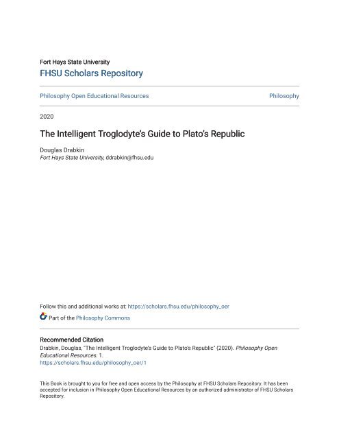The Intelligent Troglodyte’s Guide to Plato’s Republic, 2016a