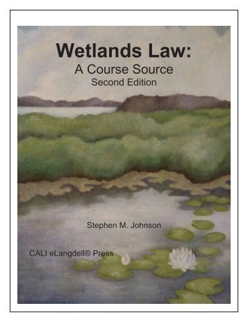 Wetlands Law - A Course Source, 2018a