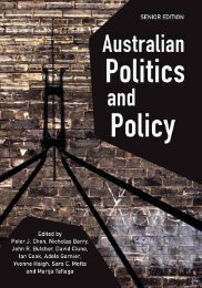 Australian Politics and Policy-Senior Edition, 2019a