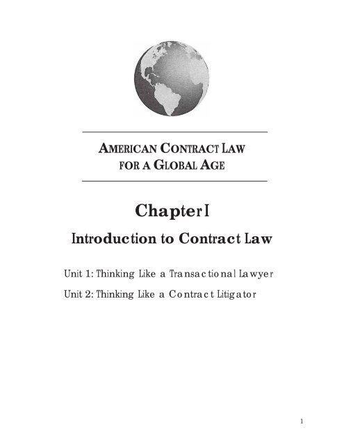 American Contract Law for a Global Age, 2017a