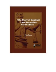 The Story of Contract Law - Formation, 2016a