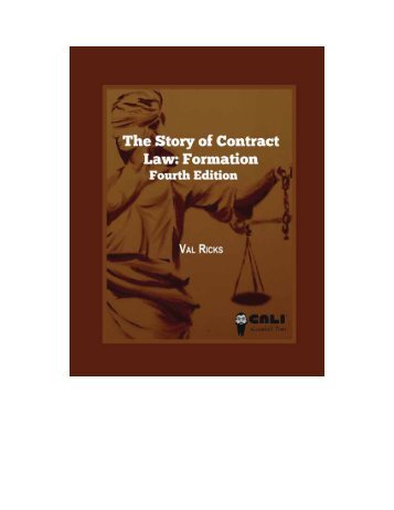 The Story of Contract Law - Formation, 2016a