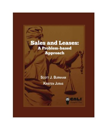 Sales and Leases - A Problem-based Approach, 2016a