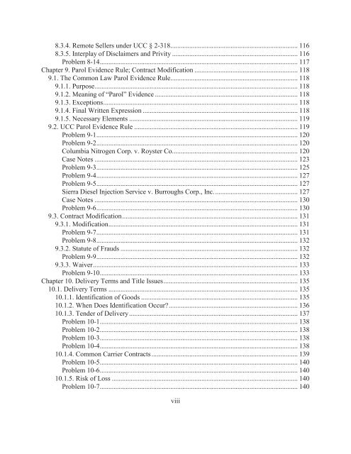 Sales and Leases - A Problem-based Approach, 2016a