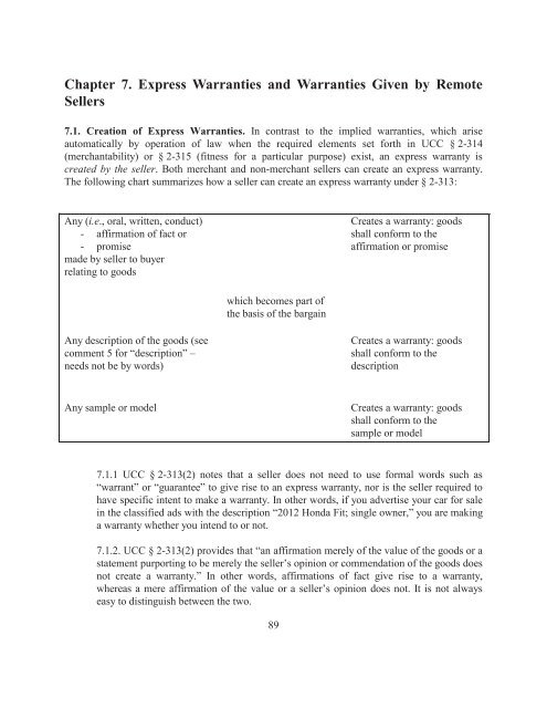 Sales and Leases - A Problem-based Approach, 2016a