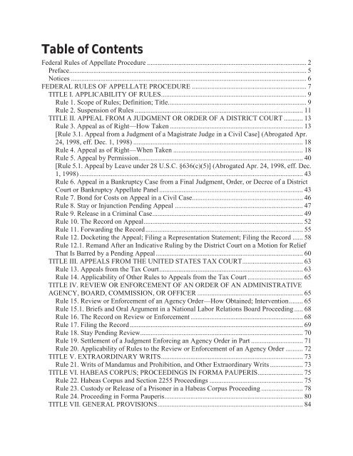 Federal Rules of Appellate Procedure 2014-2015, 2014a