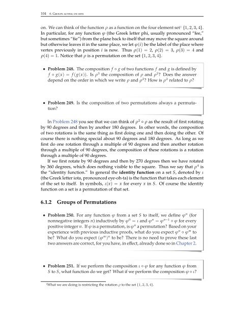 Combinatorics Through Guided Discovery, 2004a