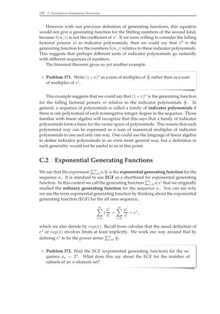 Combinatorics Through Guided Discovery, 2004a