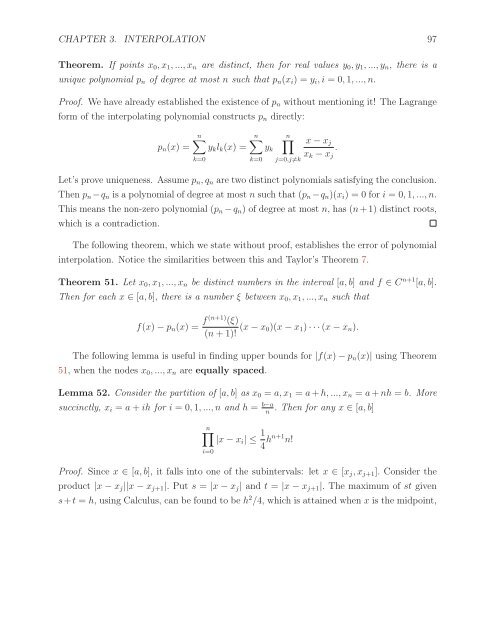First Semester in Numerical Analysis with Julia, 2020a