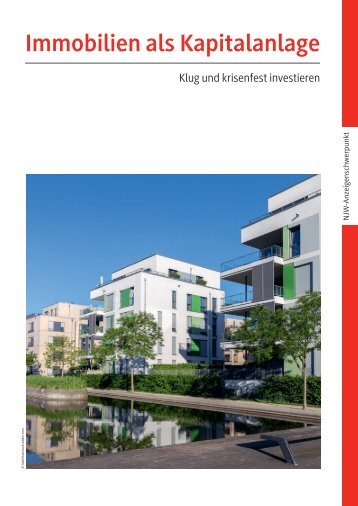 Immobilien als Kapitalanlage NJW 39/21