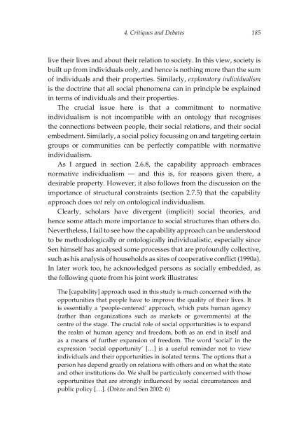 Wellbeing, Freedom and Social Justice The Capability Approach Re-Examined, 2017a