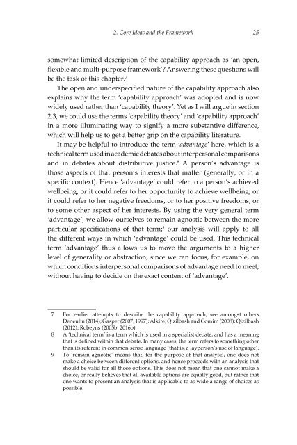 Wellbeing, Freedom and Social Justice The Capability Approach Re-Examined, 2017a