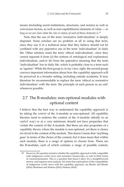 Wellbeing, Freedom and Social Justice The Capability Approach Re-Examined, 2017a