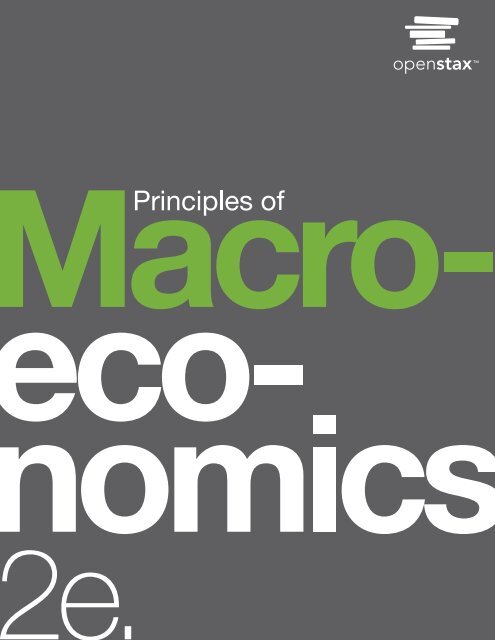 Principles of Macroeconomics - 2e, 2017a