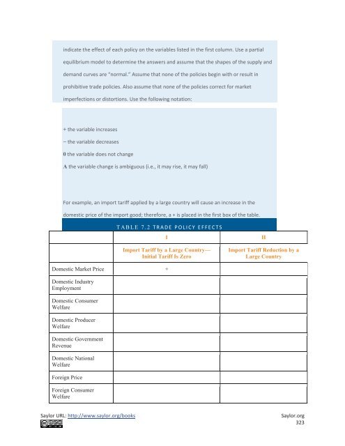 International Trade - Theory and Policy, 2010a