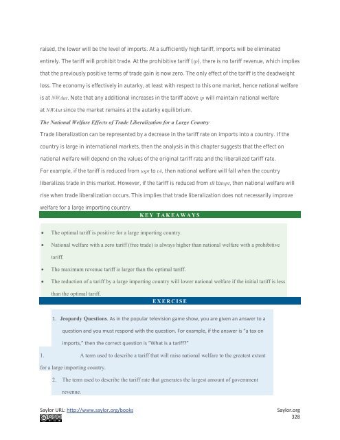 International Trade - Theory and Policy, 2010a