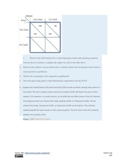 International Trade - Theory and Policy, 2010a