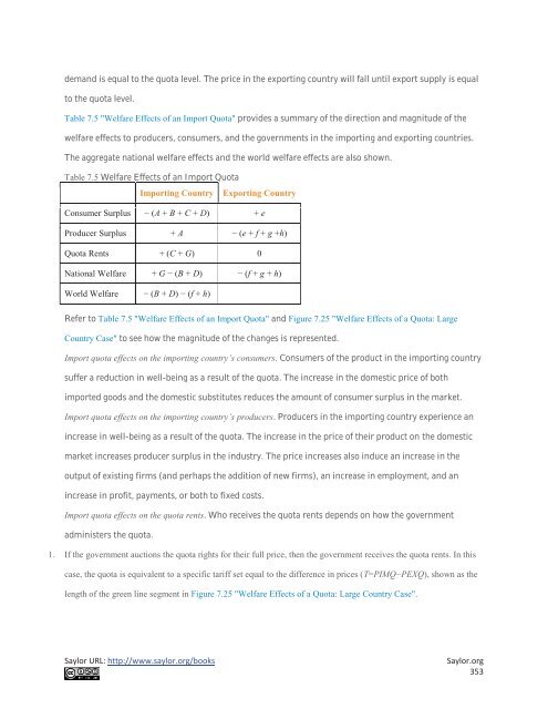 International Trade - Theory and Policy, 2010a