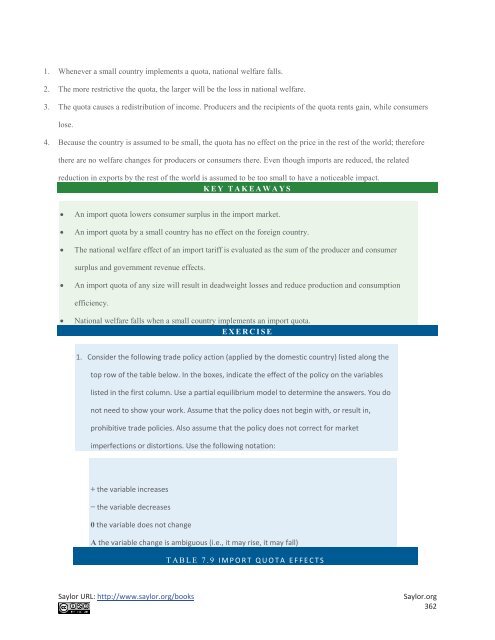 International Trade - Theory and Policy, 2010a