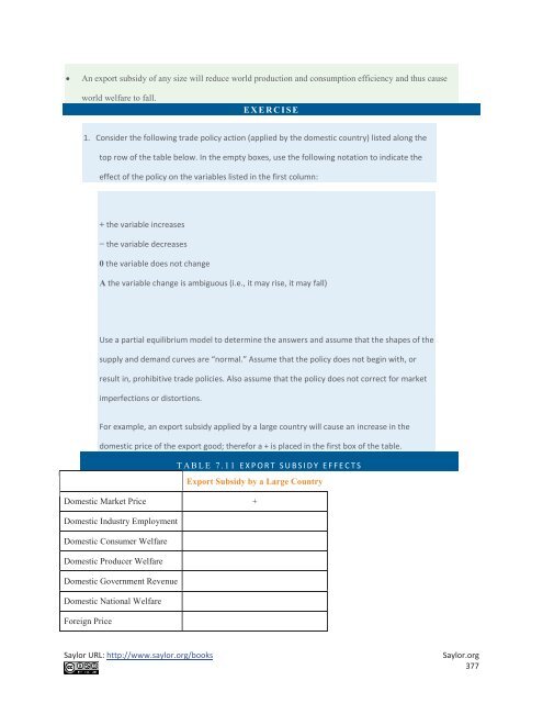 International Trade - Theory and Policy, 2010a