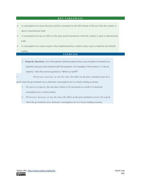 International Trade - Theory and Policy, 2010a