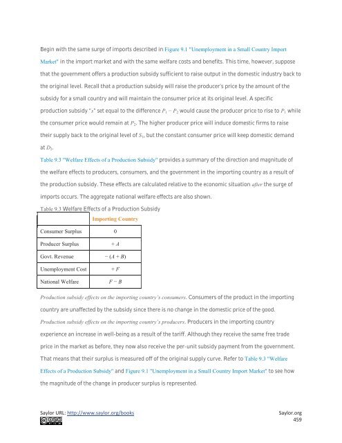 International Trade - Theory and Policy, 2010a