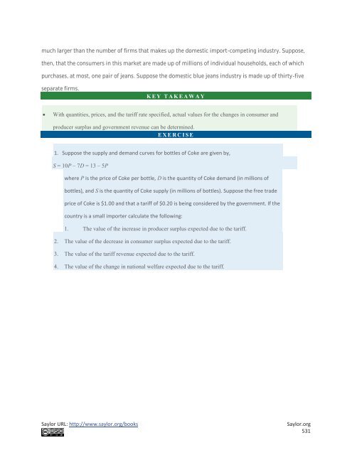 International Trade - Theory and Policy, 2010a