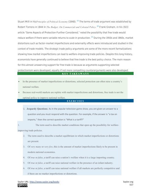 International Trade - Theory and Policy, 2010a