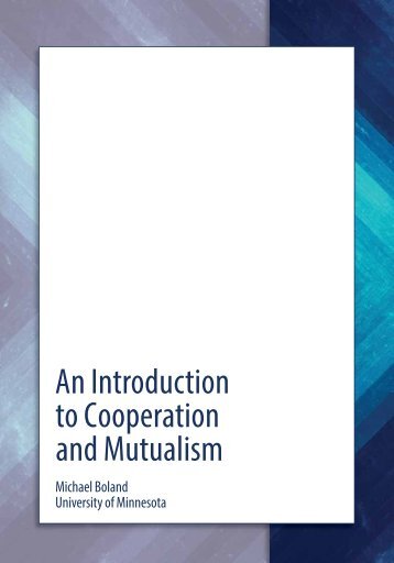 An Introduction to Cooperation and Mutualism, 2017a