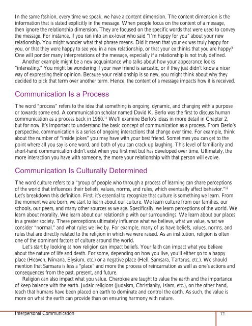 Interpersonal Communication- A Mindful Approach to Relationships, 2020a