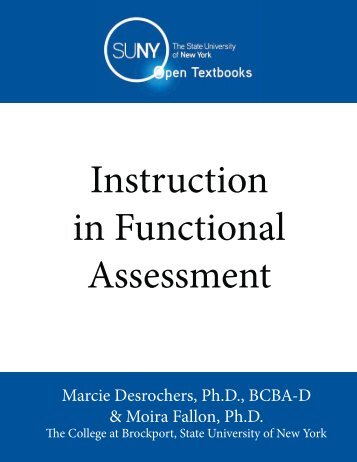 Instruction in Functional Assessment, 2014a